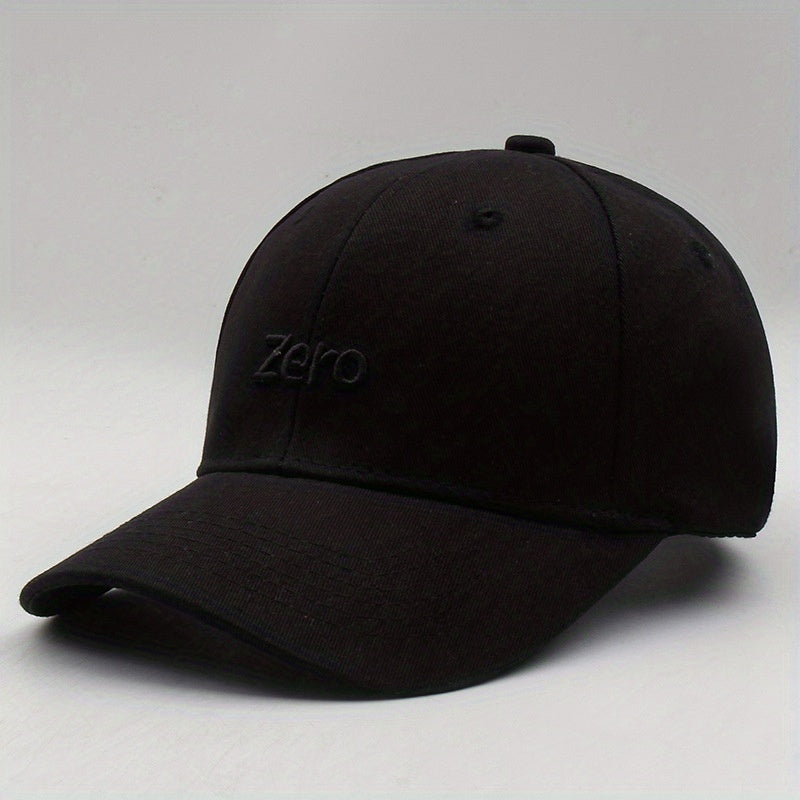 Zero Embroidery Baseball Cap Unisex Dad Hat Outdoor Sun Hat