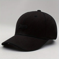 Zero Embroidery Baseball Cap Unisex Dad Hat Outdoor Sun Hat