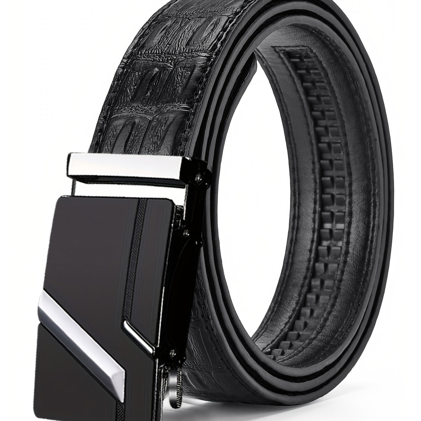 Men's Casual Auto Buckle Belt for Outdoors