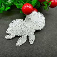 1pc Hedgehog Turtle Metal Cutting Dies Stencil For Greeting Card Decoration