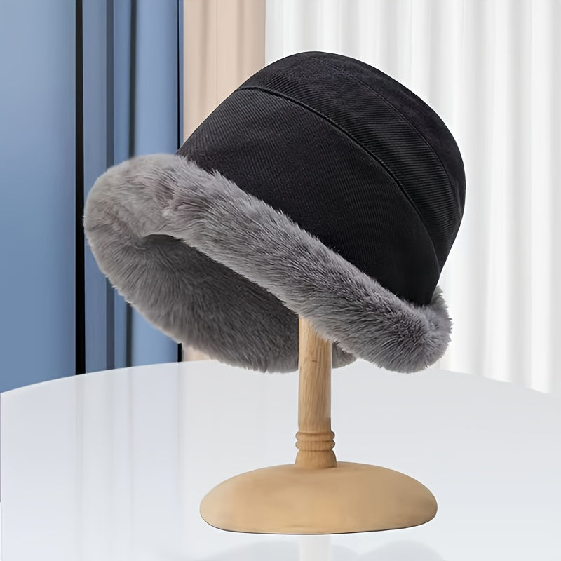 Winter Autumn Bucket Hat Female Adult Beanies Skullcap Keep Warm Beanie