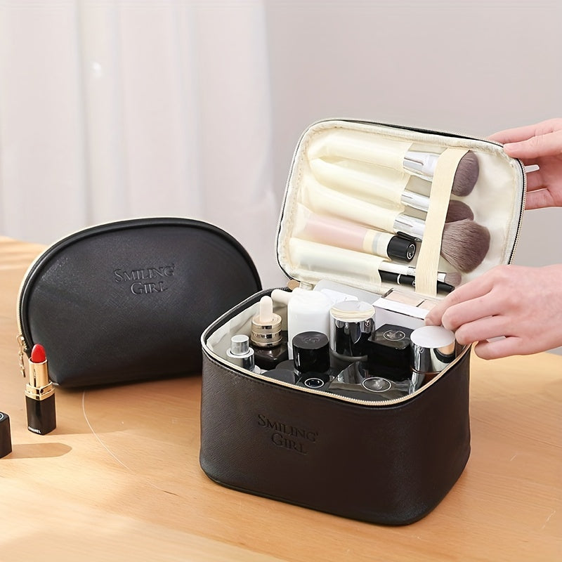 PU Waterproof Cosmetic Bag Travel Toiletry Bag for Women