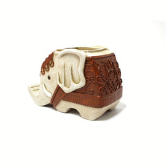 Elephant Pen Holder with Phone Holder and Desktop Storage