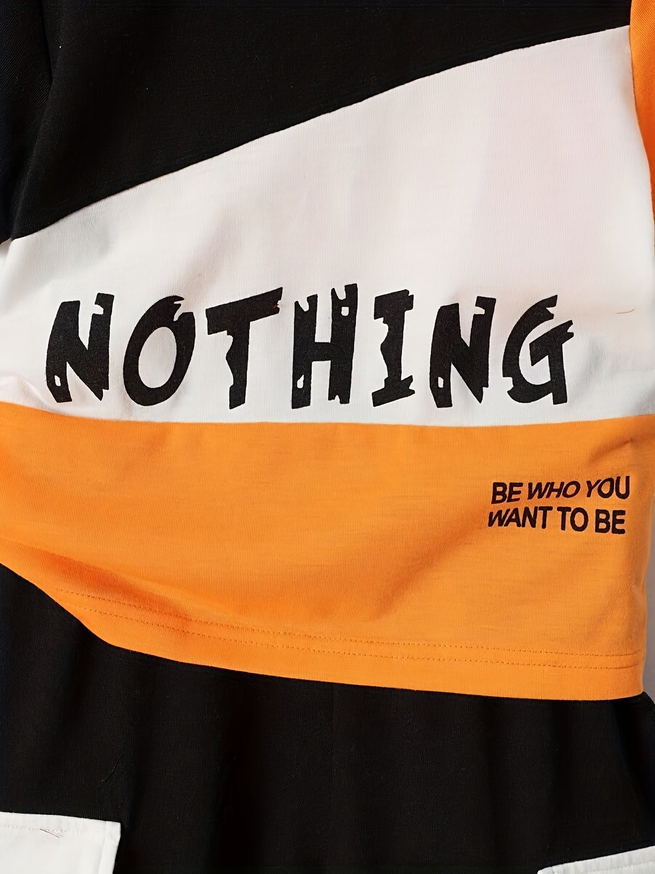 2pcs Baby Boys Casual Block T-shirt & Pants Set