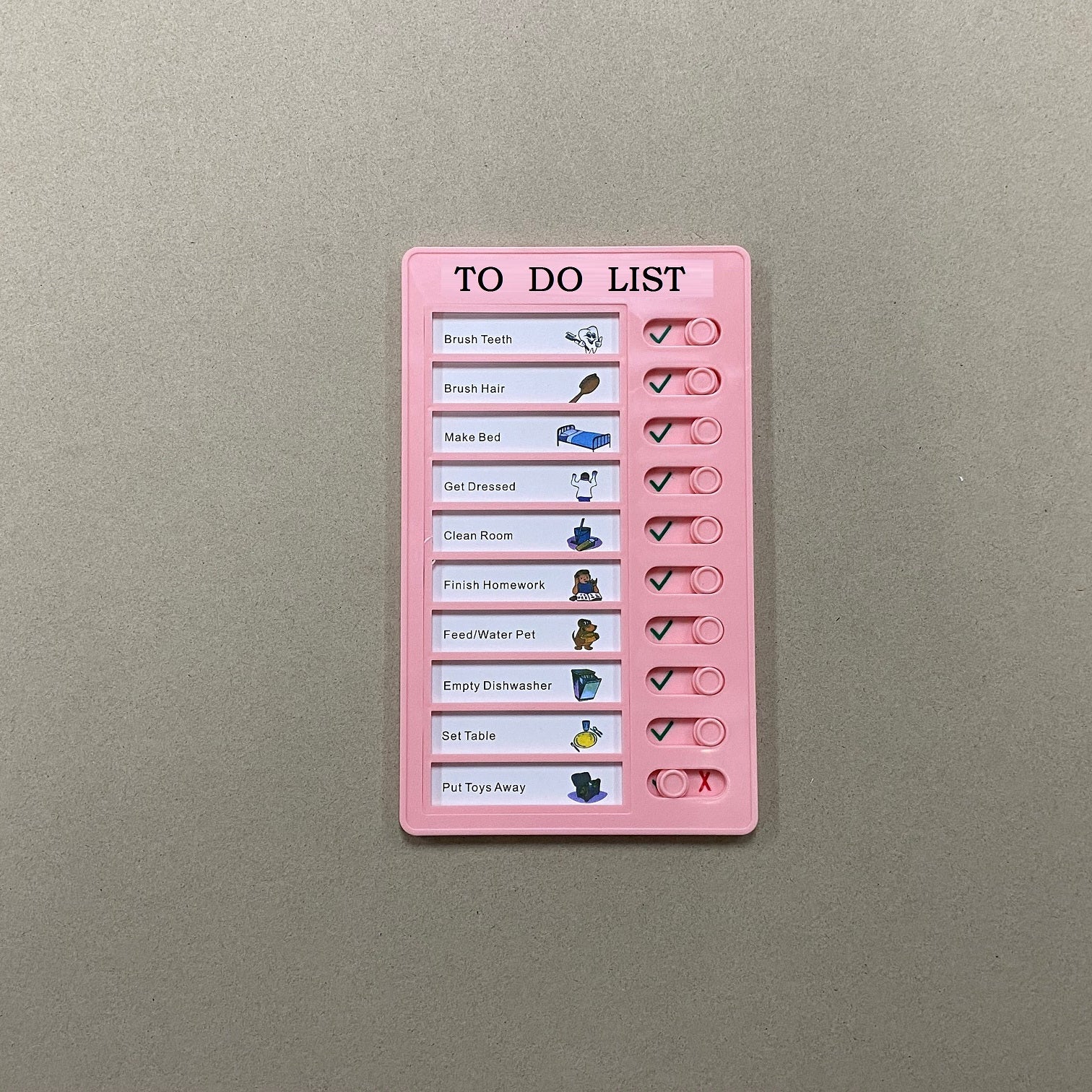 RV Checklist Board - 10 Replacing Paper Cards