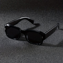 Square Frame Sunglasses Rivet Decor UV400