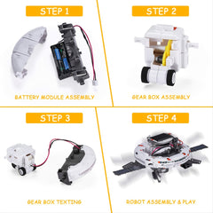 6 in 1 Solar Robot Building Kit - DIY Science Experiment for Boys