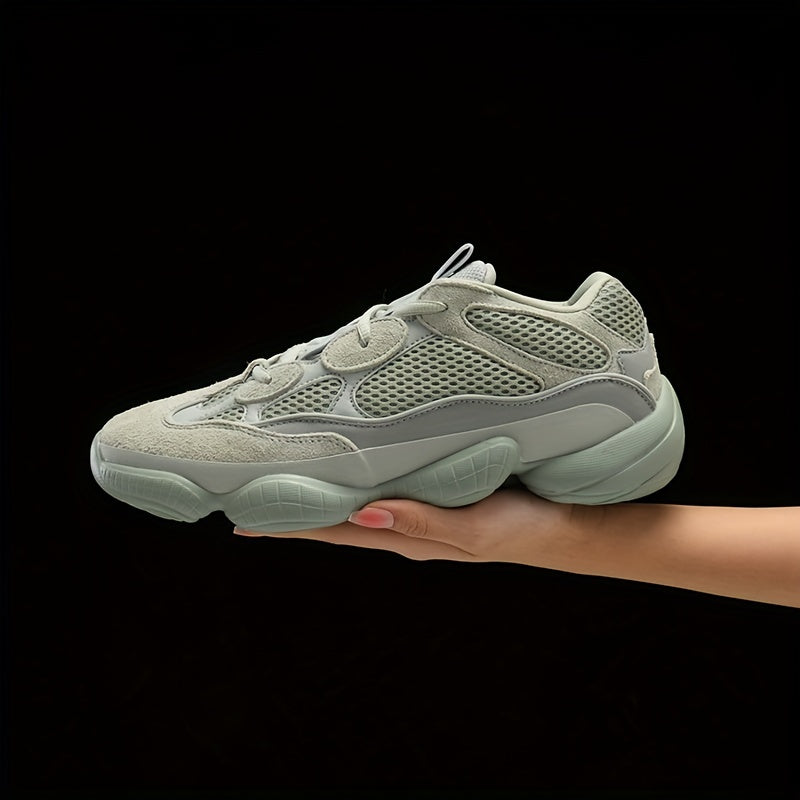 Men's Green Lightweight Non-Slip Running Shoes