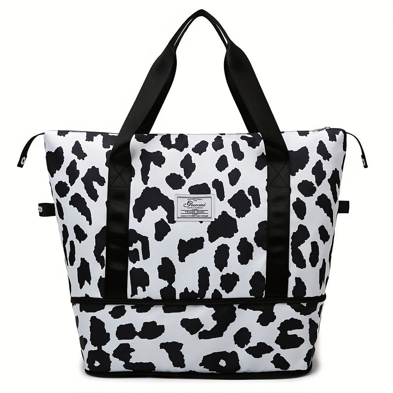 Expandable Tote Bag Dry Wet Separation Swimming Yoga Fitness Bag