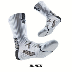 Outdoor Breathable Antiskid Mid calf Sport Socks for Running Training
