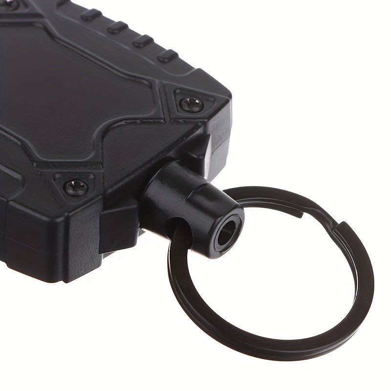 Outdoor Mountaineering Keychain Retractable Keychain With Carabiner