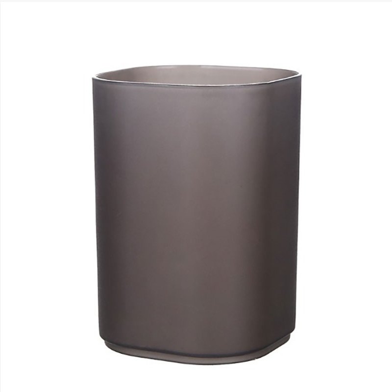 Gray Desktop Pen Holder Storage Box Office Student Stationery Organizer