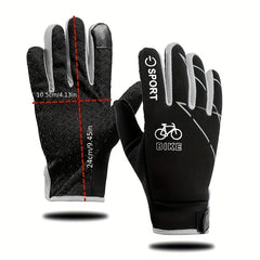 Windproof Touchscreen Cycling Gloves Winter Outdoor Non-slip Gloves