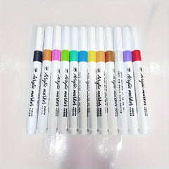 Acrylic Pens Set Waterproof Ink Marker Pens 12-60pcs