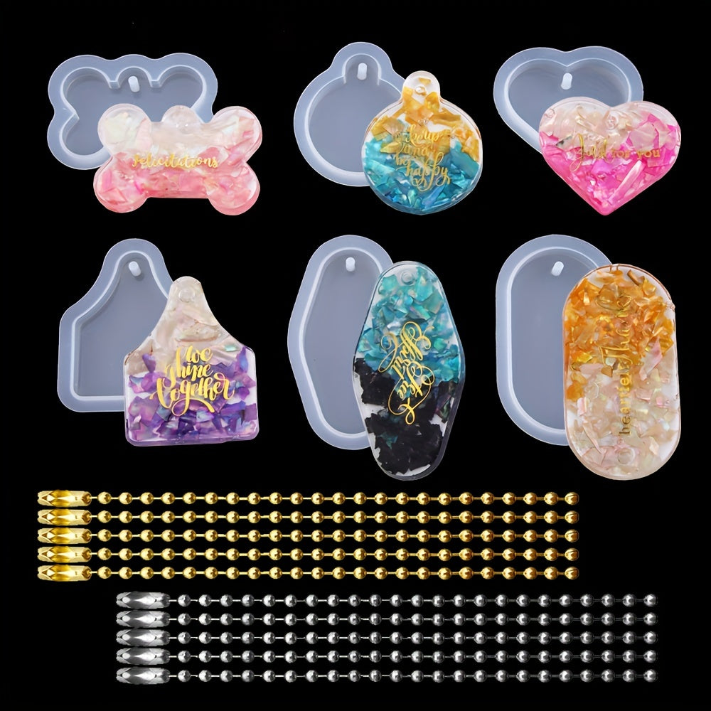 16pcs DIY Resin Kit Jewelry Molds For Crafting