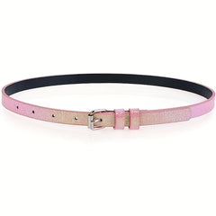 3pcs Girls Glitter Belt, Outdoor Decorative Accessories for Pants Jeans Dress