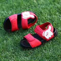 Boys Cartoon Breathable Open Toe Sandals Lightweight Anti Slip Sandals