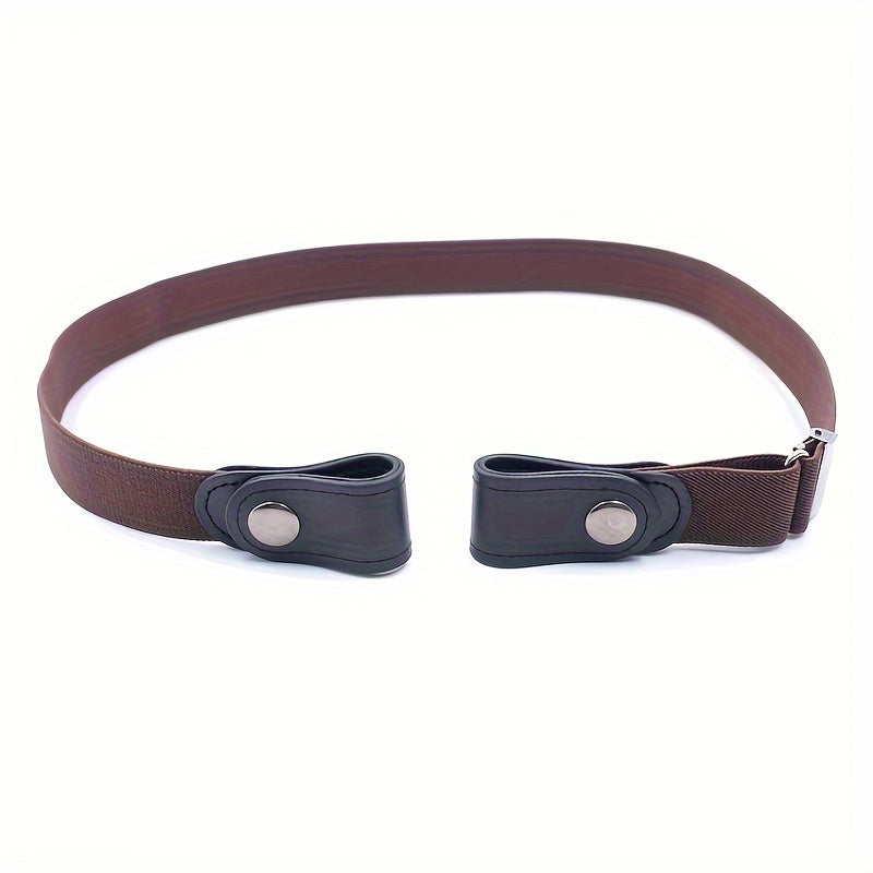 No Buckle Elastic Waist Belt Men Adjustable Comfortable Jeans Solution