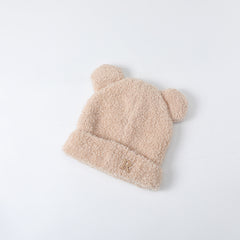 Winter Warm Beanie Hat Letter Small Ears Knitted Hat Winter Soft Knit Beanie