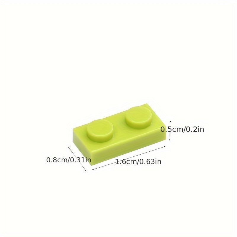 180pcs 1 x 2 Building Blocks Set - MOC 3023 ABS Material