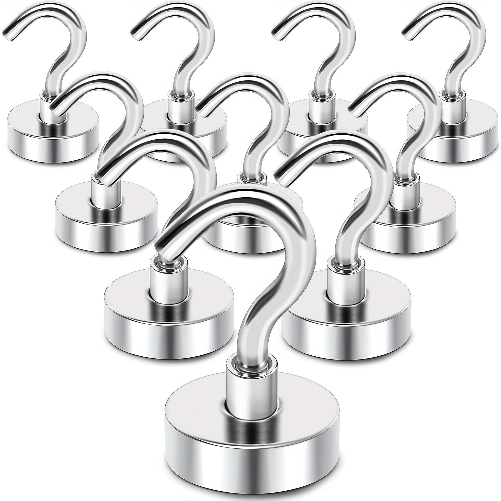 2pcs Neodymium Magnetic Hooks Heavy Duty 22 68 KG D20