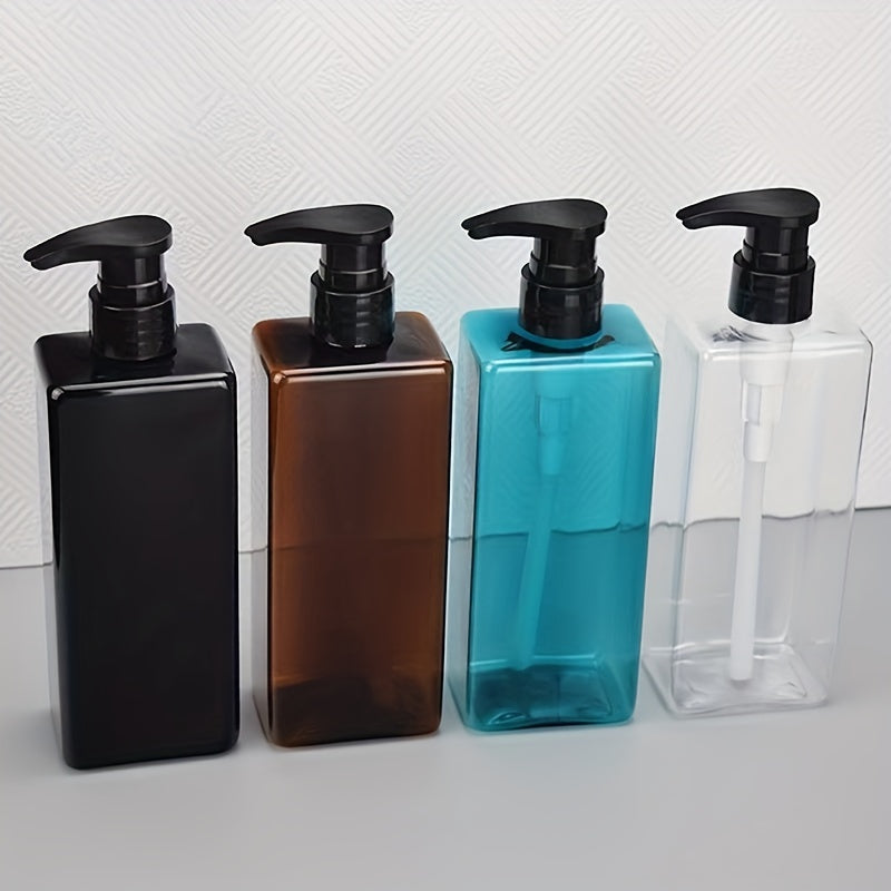 500ML Plastic Soap Dispenser Pump Refillable Bottle for Bathroom