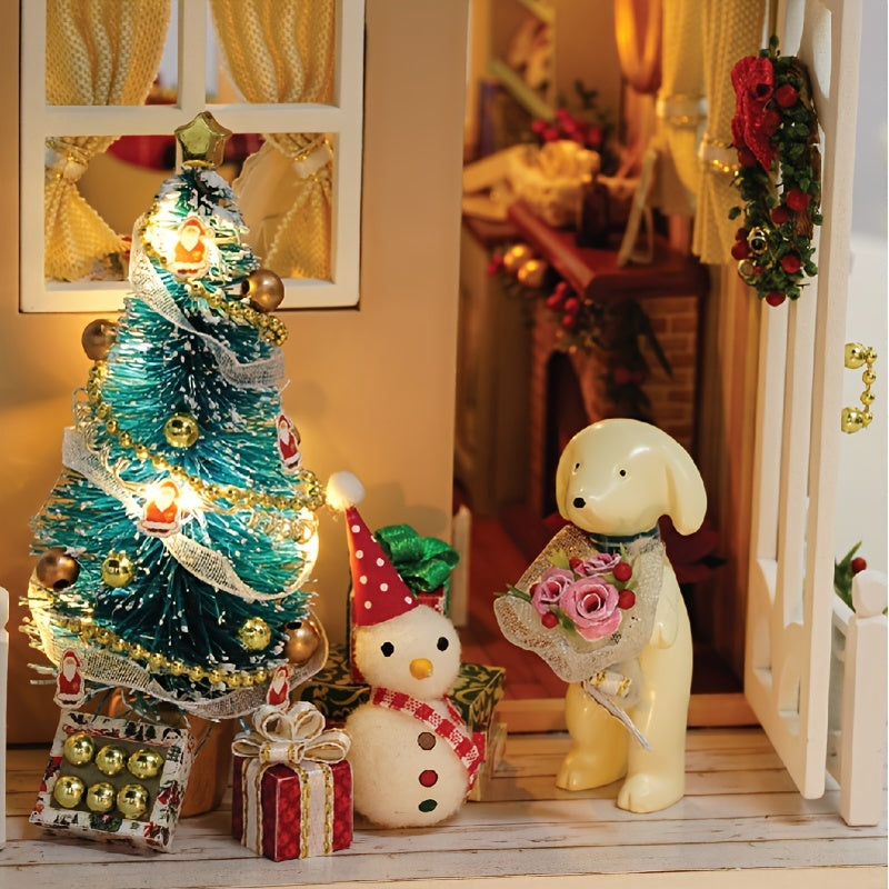 3D Cabin House Jigsaw Puzzle DIY Christmas Gift Girls Children's Toy