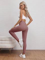Seamless Butt Lifting Yoga Pants Cross Waist Fitness Leggings
