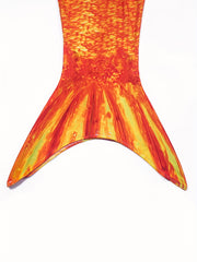 Girl's Mermaid Swimsuit Fish Scale Print Mermaid Tail Bathing Suit