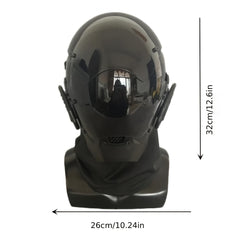 Cyberpunk Mask Cosplay Jewelry Dark Mask Role playing Robot