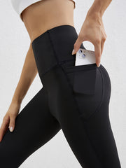 High Waisted Soft Leggings With Pocket Workout Gym Yoga Pants