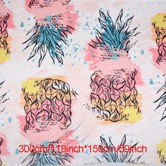 Digital Printed Satin Nightgown Slip Dress Fabric DIY Sewing Supplies