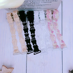 Butterfly Embroidery Bra Straps Invisible Elastic Adjustable Women's Lingerie