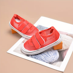 Baby Girls Mesh Sneakers Lightweight Non Slip Walking Shoes