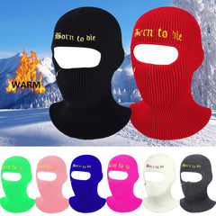 Embroidered Balaclava Ski Cap 8 Color Options