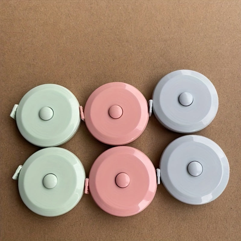 3pcs 1.5m Auto Telescopic Tape Measure Sewing Ruler