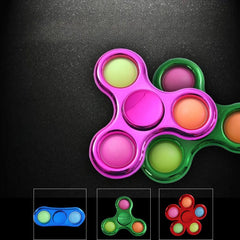 Electroplated Bubble Fun Finger Spinner