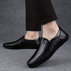 Men's Moc Toe Loafer Shoes Non Slip