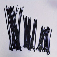 Adjustable Nylon Ties in Various Colors - Pack of 30, 60, or 90
