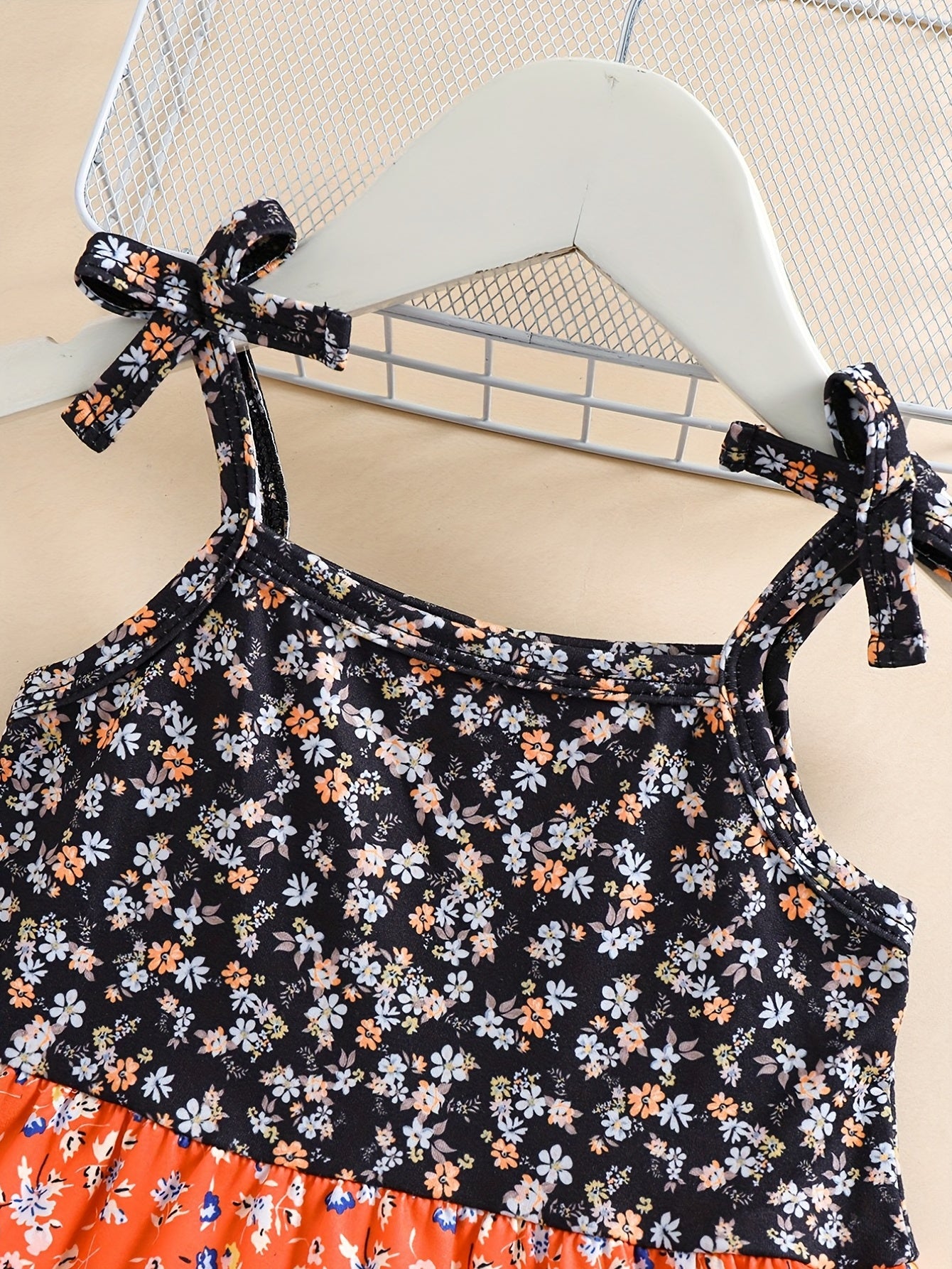 Infant Girls Floral Cami Dress for Summer