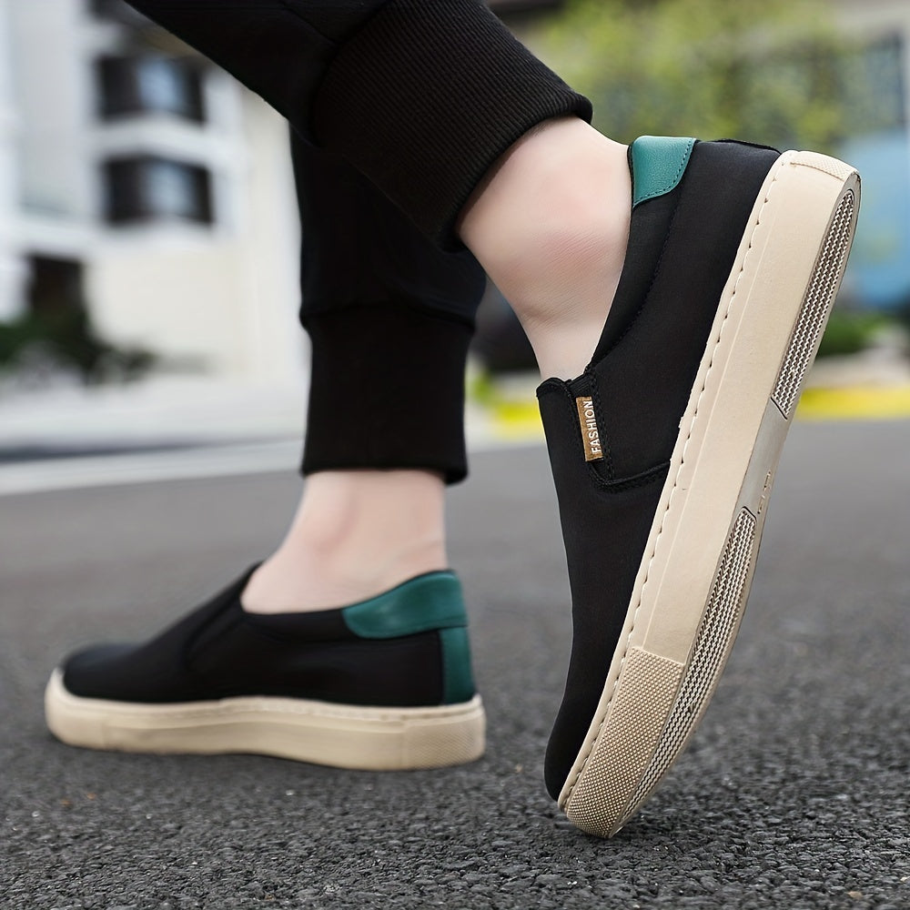 Men's Lightweight Slip On Canvas Loafers for Outdoor Walking