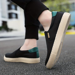 Men's Lightweight Slip On Canvas Loafers for Outdoor Walking