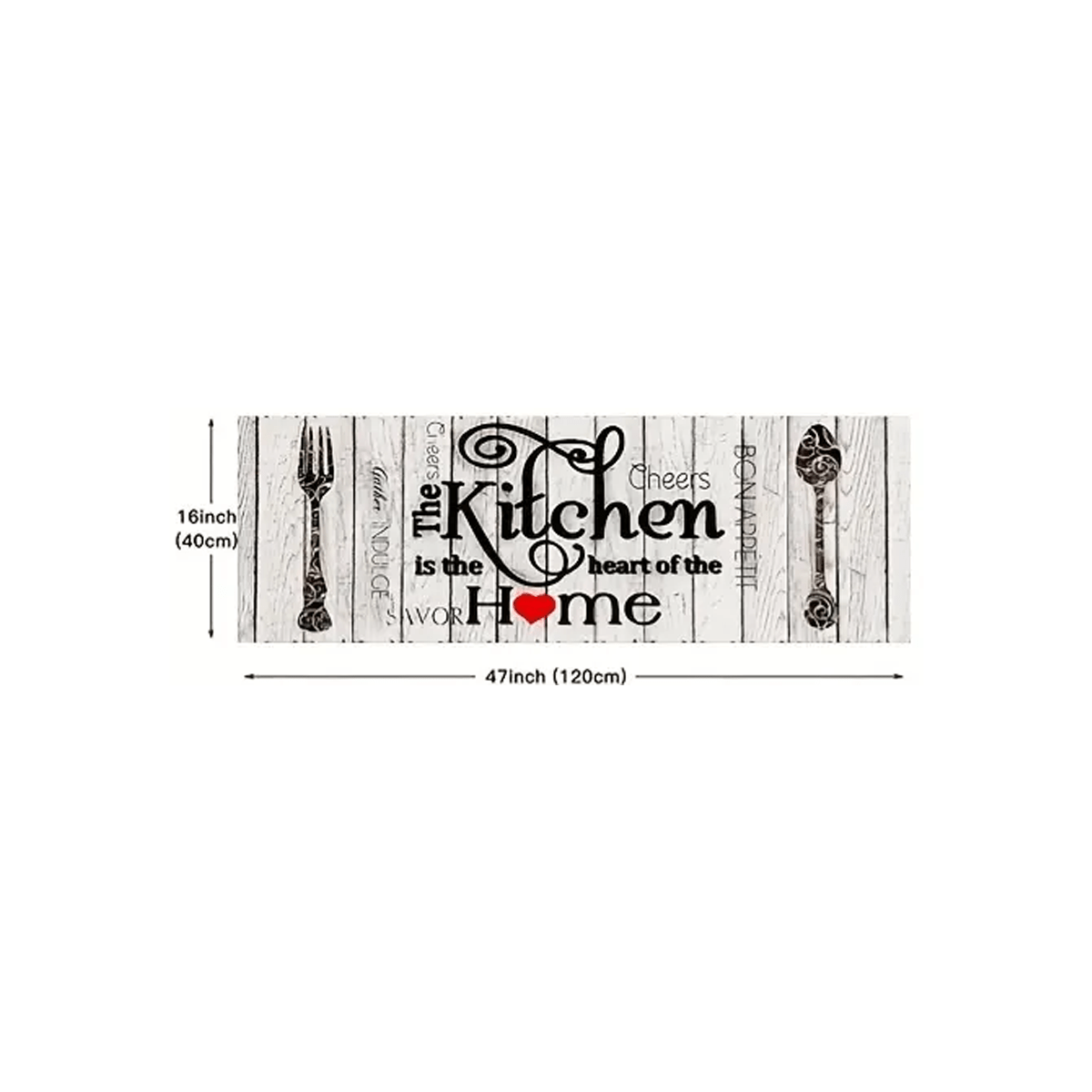Soft Cushioned Anti Fatigue Kitchen Rug Waterproof Non Slip Kitchen Rugs