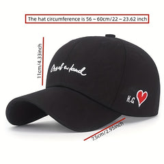 Embroidered Sunshade Hat Outdoor Leisure Baseball Cap