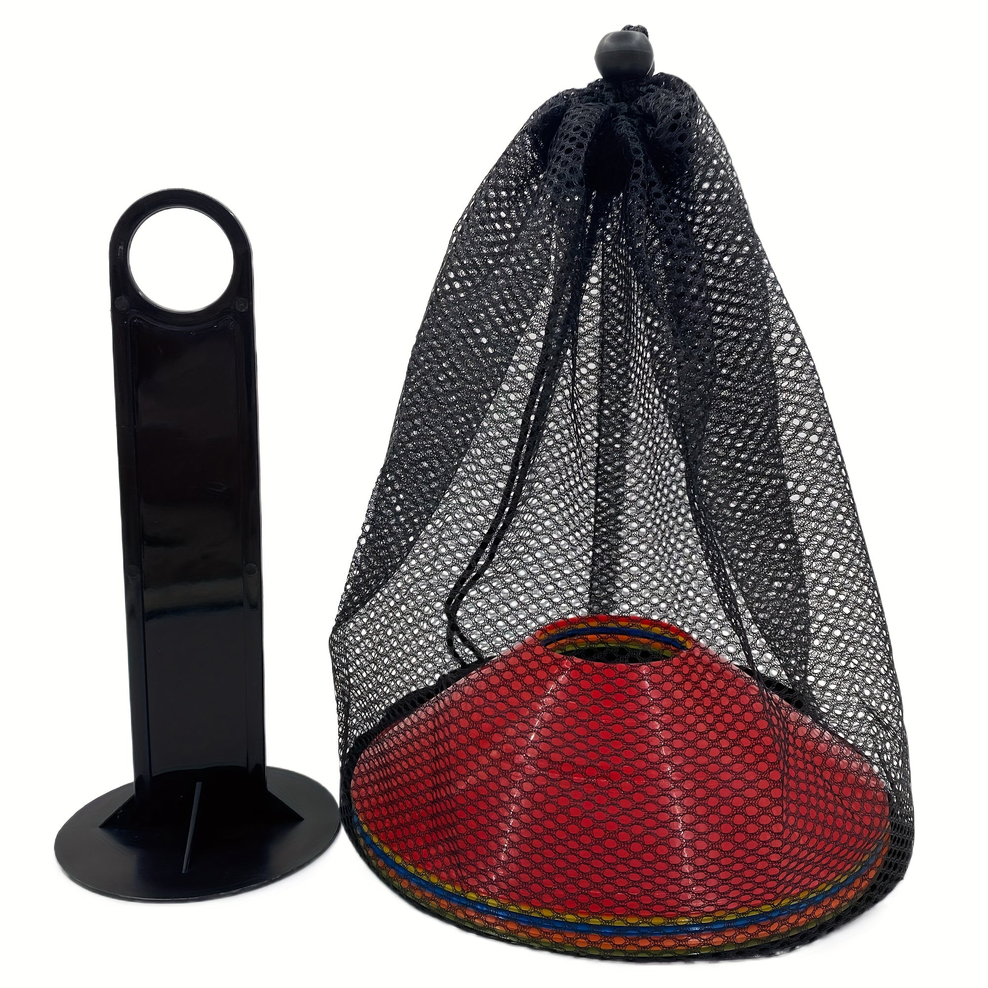 Soccer Training Equipment Cones & Marker Discs Set with Mesh Bag