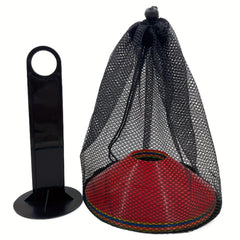 Soccer Training Equipment Cones & Marker Discs Set with Mesh Bag