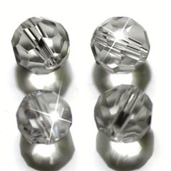 50pcs 8 6mm 32side Faceted Crystal Glass Beads Colorful Spacer Beads DIY Jewelry