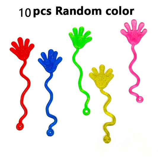 30pcs Sticky Hands & Fingers Assorted Colors Fun Toys for Kids