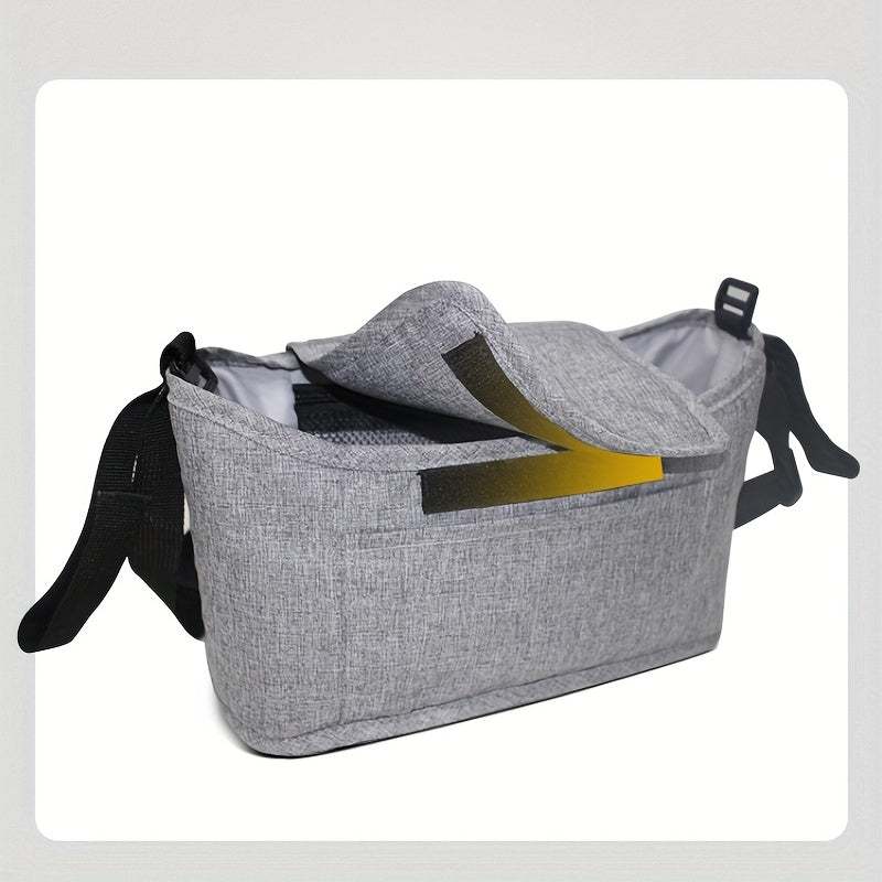 Stroller Hanging Bag Storage Mummy Bag with Cup Holder