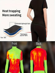 Sauna Shirt Body Shape Weight Loss Fitness Top For Women